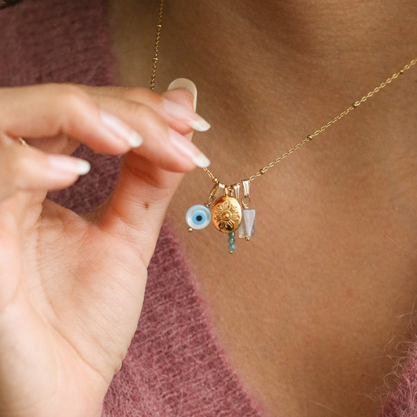 Collier Gri-gris Protection Labradorite