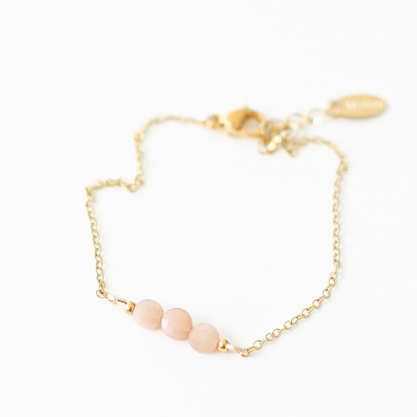 Thin Sun Stone Bracelet