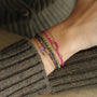 Bracelet Chaîne fine Rubellite - Mahny Jewelry