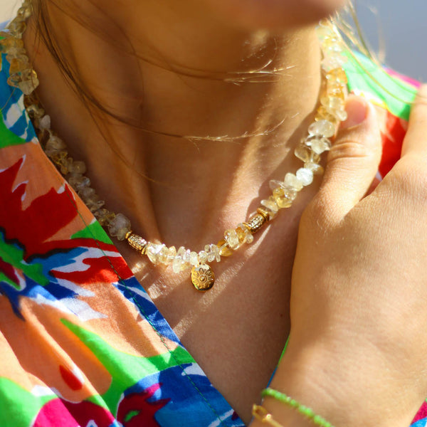Collier Praia Citrine