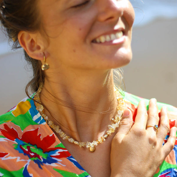 Collier Praia Citrine