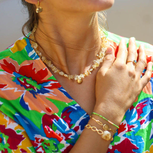 Collier Praia Citrine