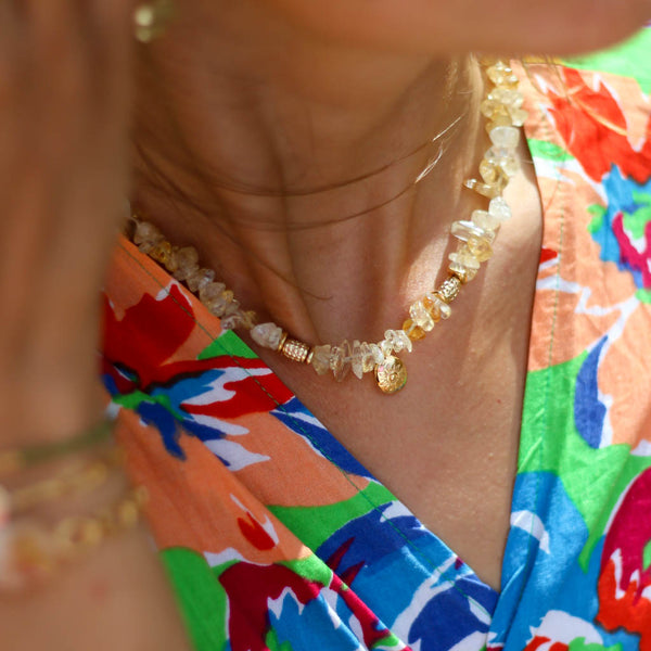 Collier Praia Citrine