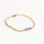 Bracelet chaîne Améthyste - Mahny Jewelry