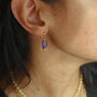 Boucles Améthyste rectangle - Mahny Jewelry