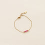 Bracelet Chaîne fine Rubellite - Mahny Jewelry