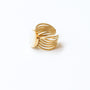 bague nacre vague bijou inoxydable blanc