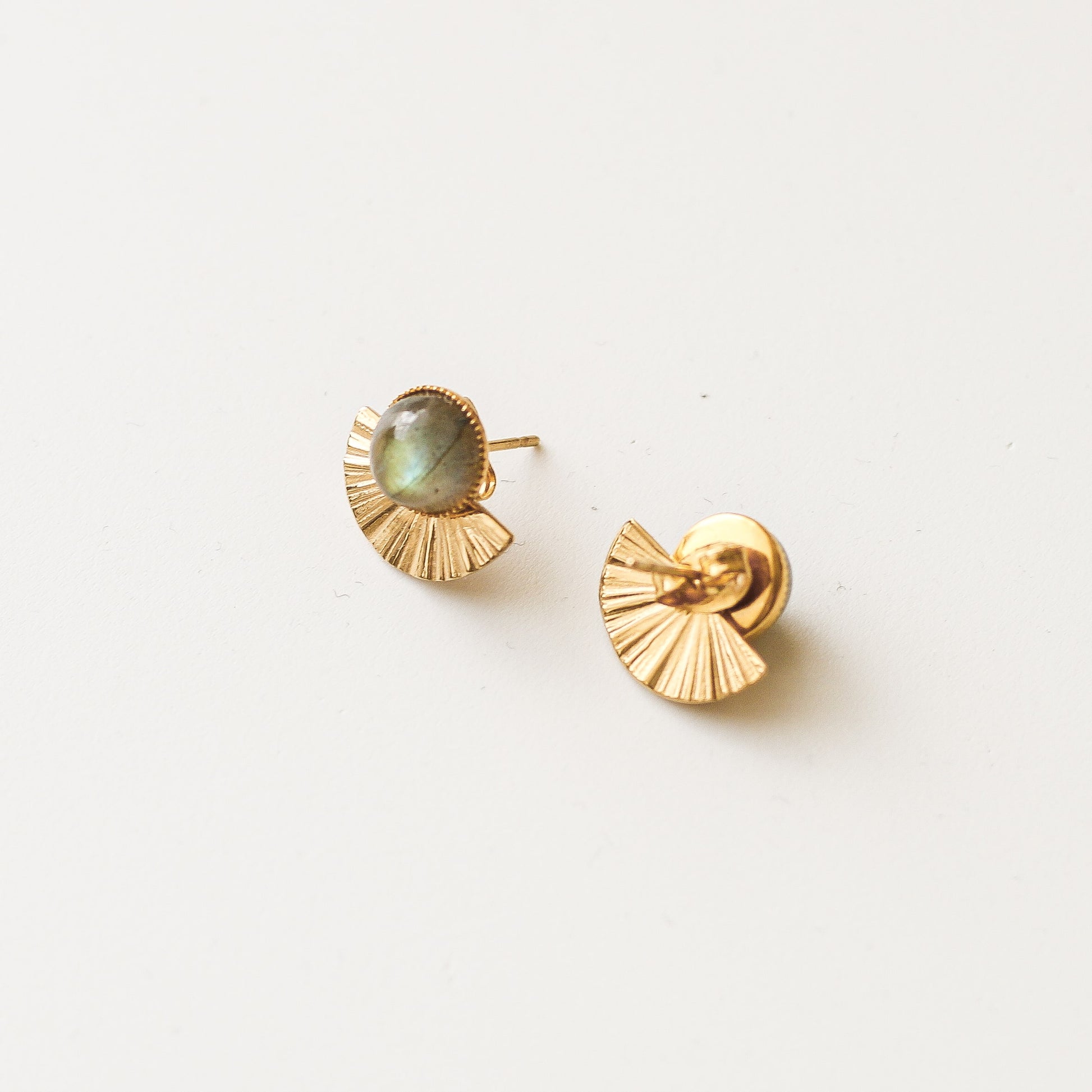 boucle labradorite acier petite cadeau noël 