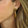 Boucles longue en Unakite le cadeau pour la fête des mères
