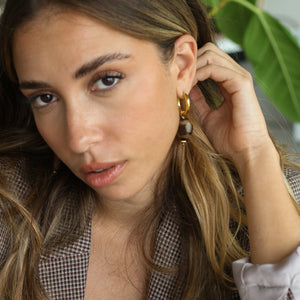 Anneaux sublime Léopard en Agate faites main à Paris 