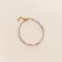 Bracelet perlé en Améthyste le bijou pour elle