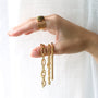 Bracelet Boules Dorées en acier inoxydable résistant à l'eau