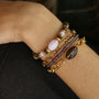 Bracelet en acier inoxydable à chaîne Trombone épaisse