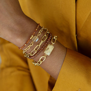 Bracelet Chaîne Trombone monté à la main à Paris 