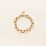 Bracelet Chaîne Trombone dorées