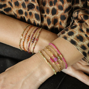 Bracelet Hématite Grenat le cadeau parfait pour votre femme