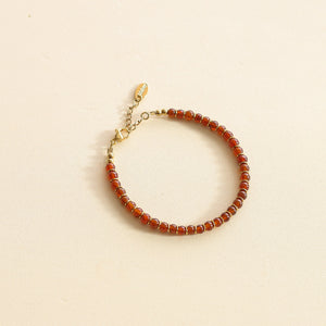 Bracelet Billie en Grenat Orangé fin le bijou pour elle