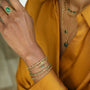 Bracelet Hématite Péridot assemblé à la main à Paris