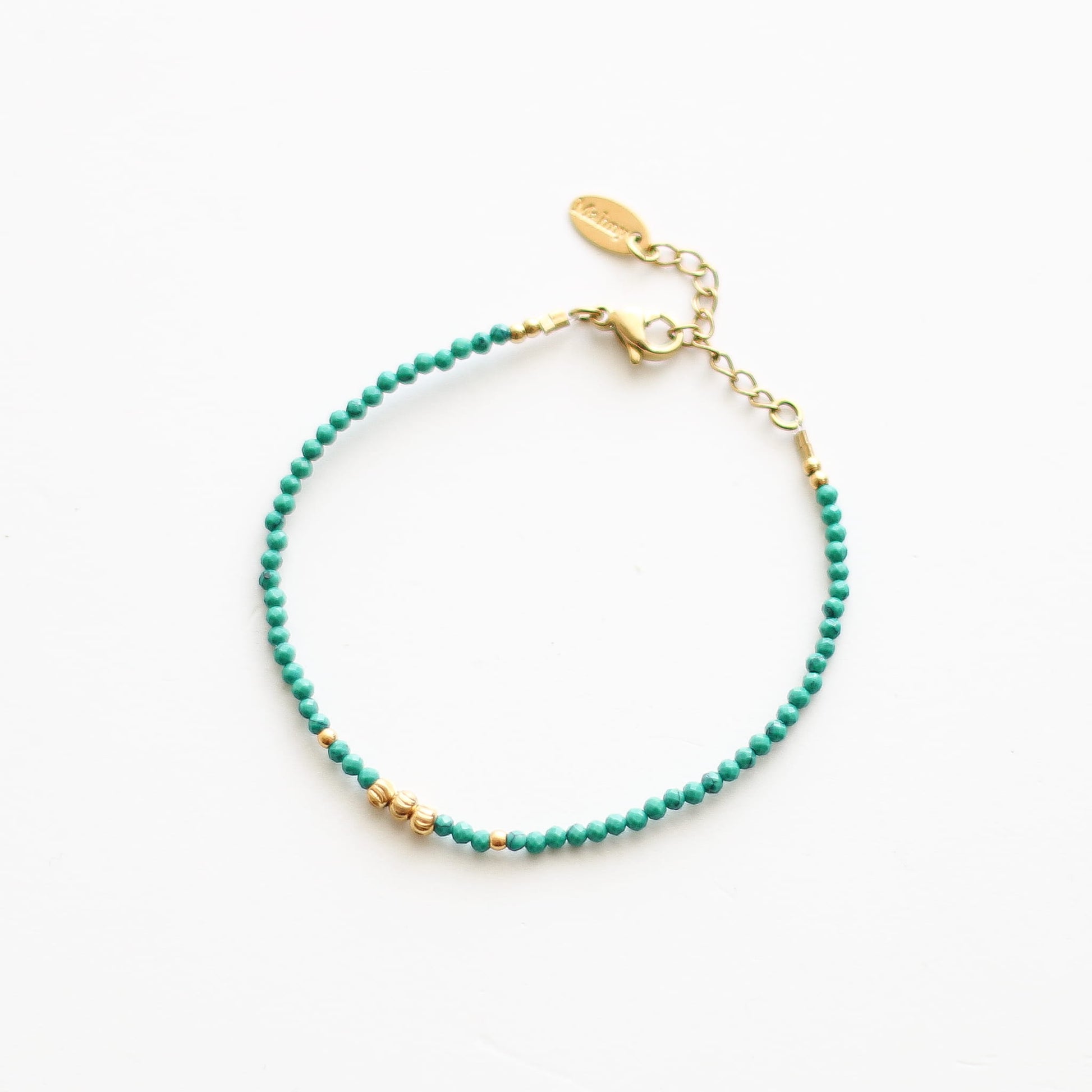 Bracelet en howlite, bijou femme.