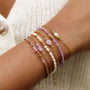Bracelet en kunzite, pierre naturelle.