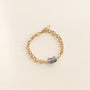 Bracelet Chaîne en acier inoxydable et pierre de Labradorite 