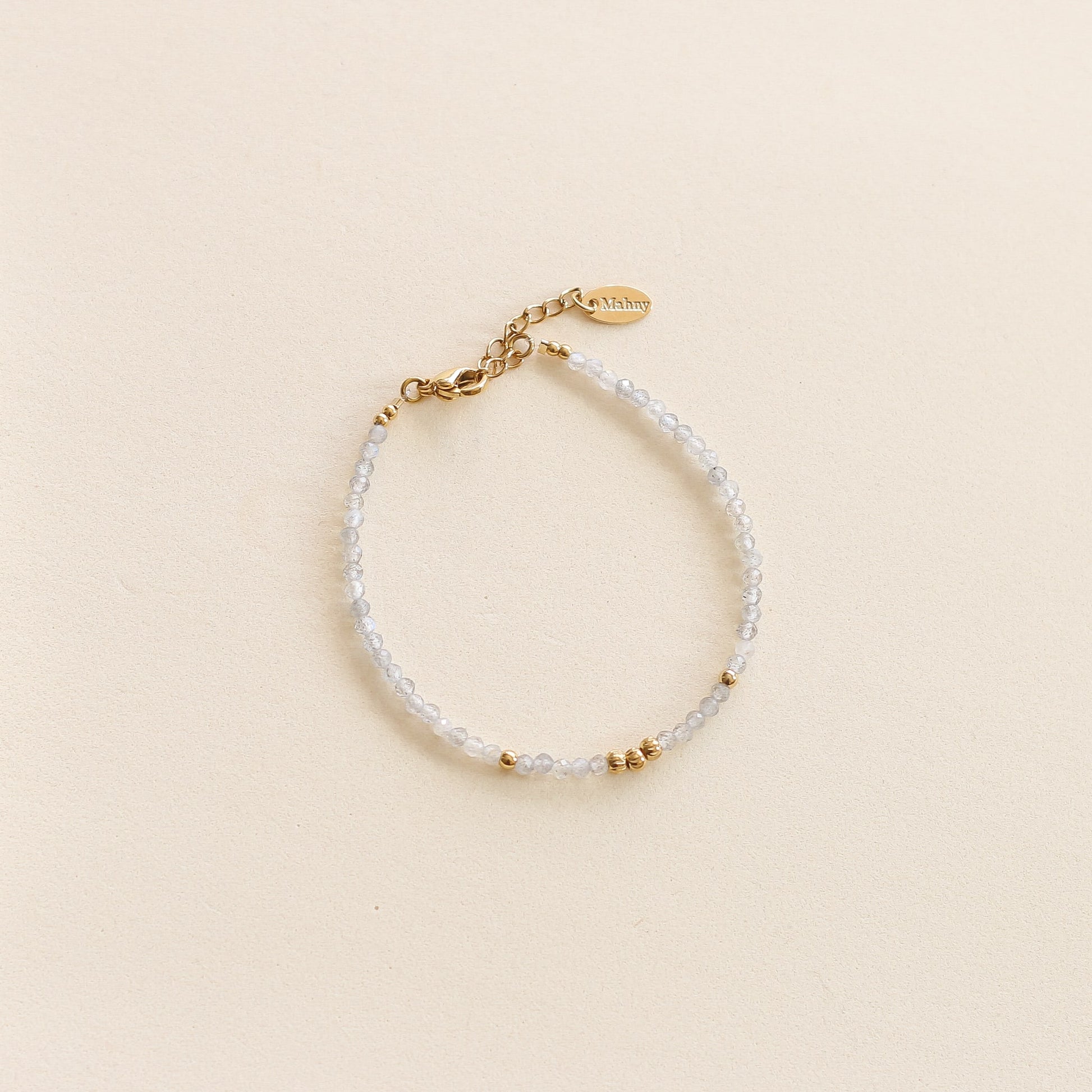 Bracelet perlé en Labradorite pour femme