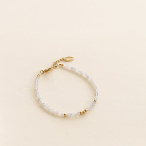 Bracelet en Labradorite fait à la main à Paris