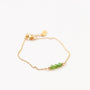 bracelet perle acier diopside femme