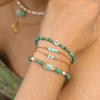 bracelet œil protecteur turquoise nacre créatrice