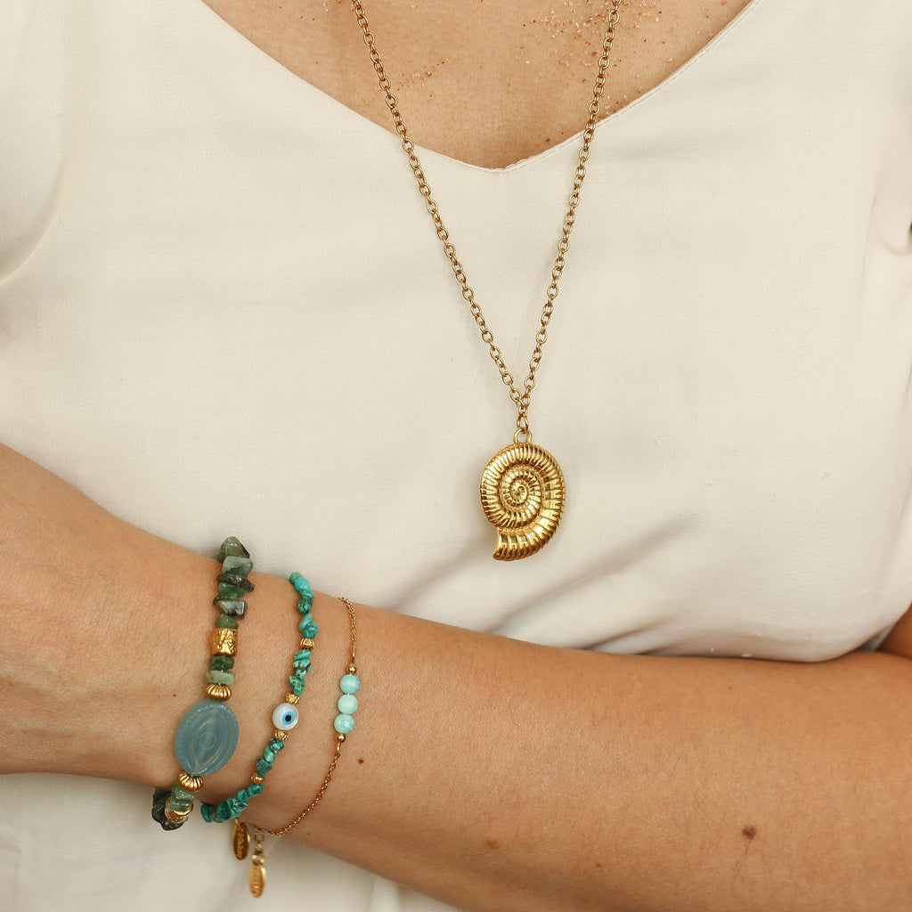bracelet œil protecteur turquoise nacre cadeau