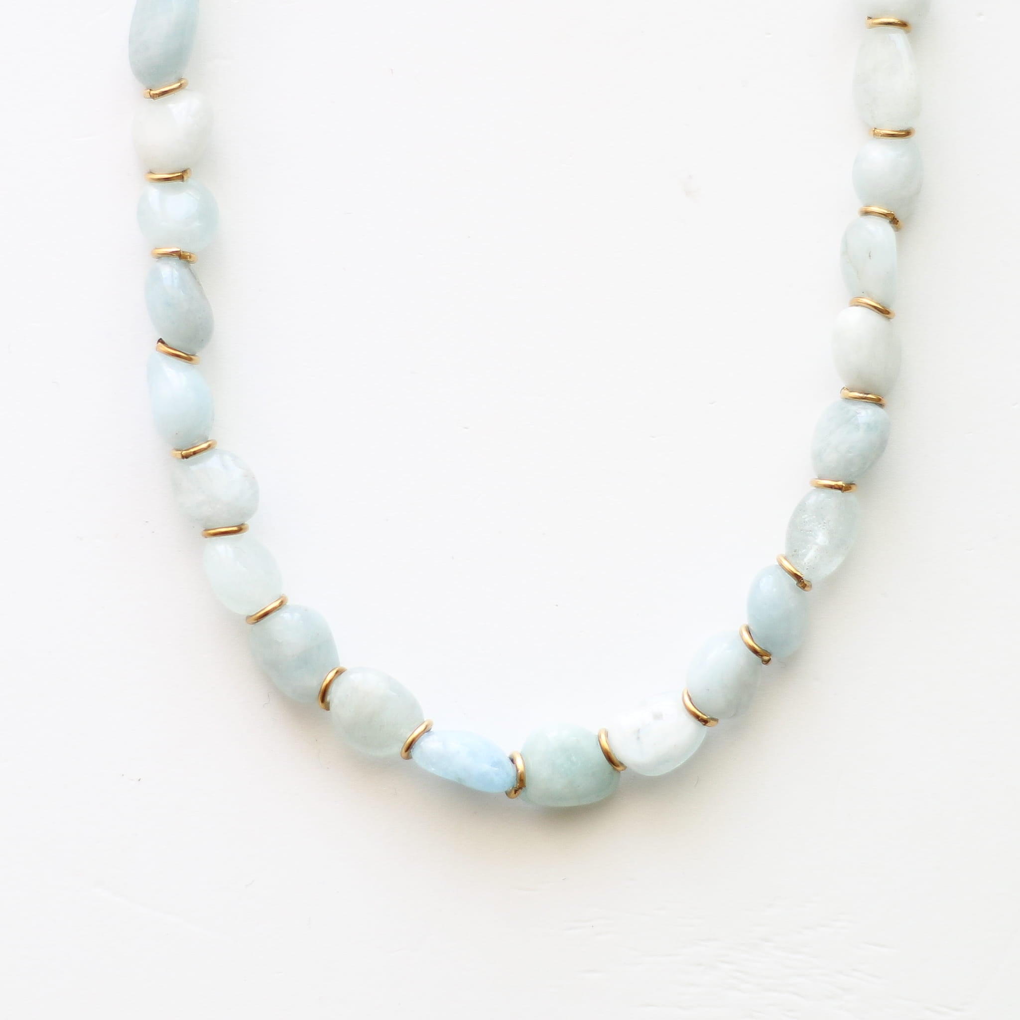 Collier Aigue Marine pierre