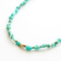 Collier en amazonite, création faite main.