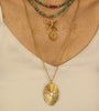 collier aventurine étoile mer vert charms