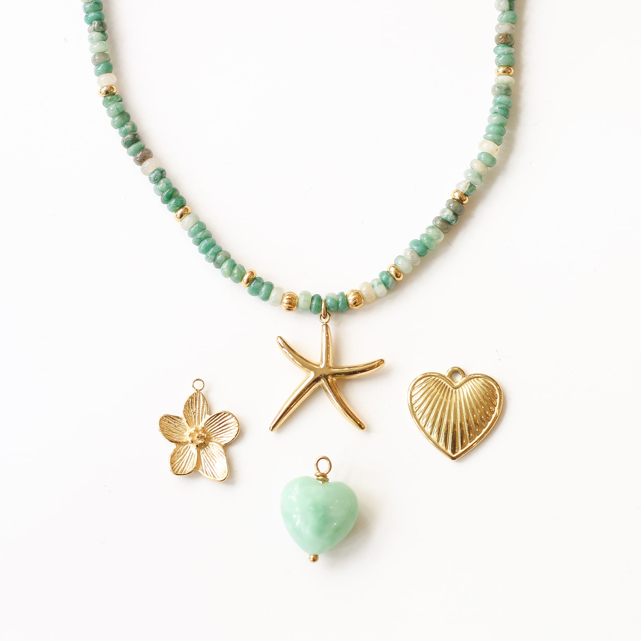 Collier perlé Aventurine