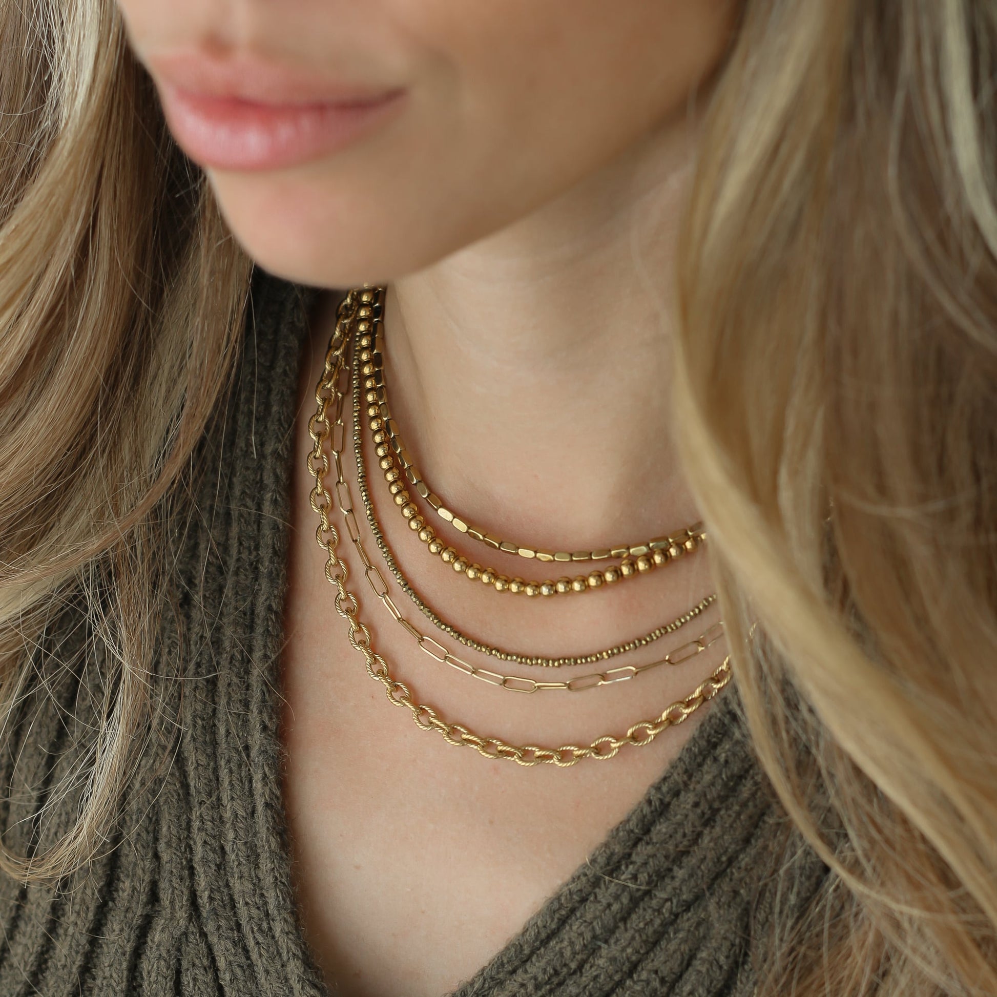 Collier en acier inoxydable assemblé en France à Paris