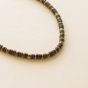 collier en perles de Bronzite, cadeau parfait pour votre femme 