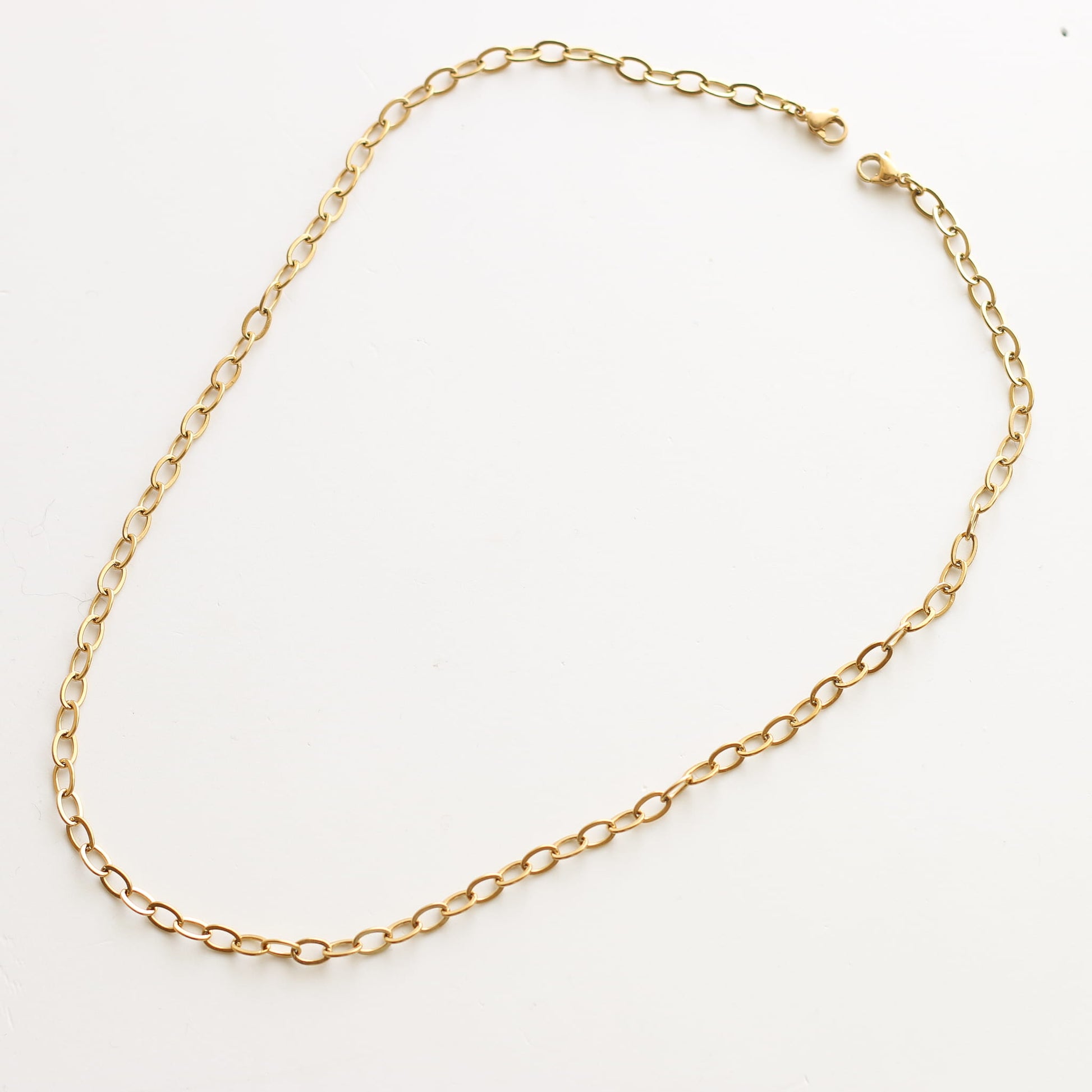 Collier chaîne ovale modulable