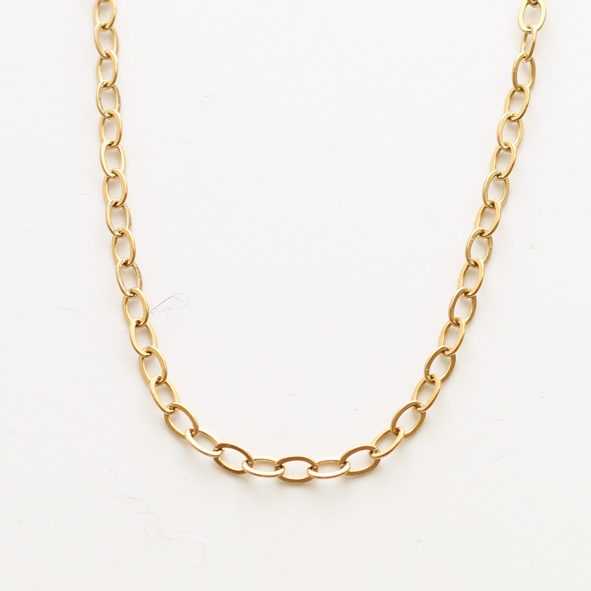 Collier chaîne ovale modulable