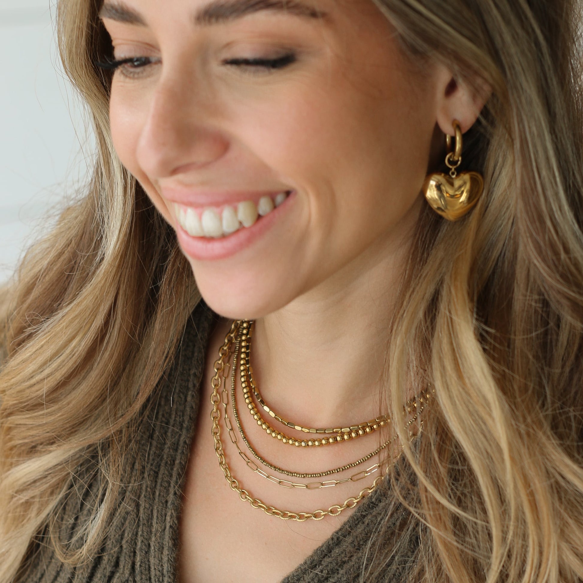 Collier Trombone Chaîne fine bijou fait en France et durable