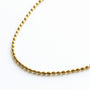 Collier Hématite dorée, détail des pierres, création Mahny bijoux pierres semi-précieuses.