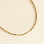 Collier perles hématite dorées, idée cadeau chic
