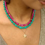 Collier en howlite, création faite main.