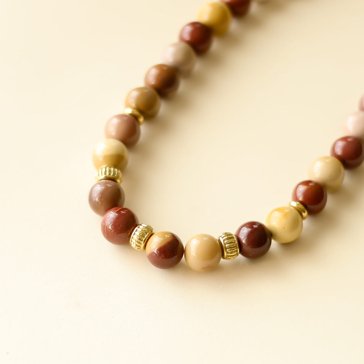 Collier Jaspe Mokaïte