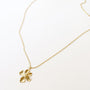 collier long fleur sautoir doré bijou