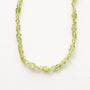 Collier en péridot vert, hypoallergénique.