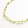 Collier en péridot vert, bijou femme.