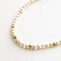 Collier en perle d'eau douce, création faite main.