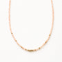 Collier en pierre de soleil, bijou femme.