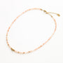 Collier en pierre de soleil, pierre naturelle fine.