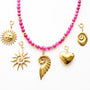 Collier en rubis, pierre naturelle fine.